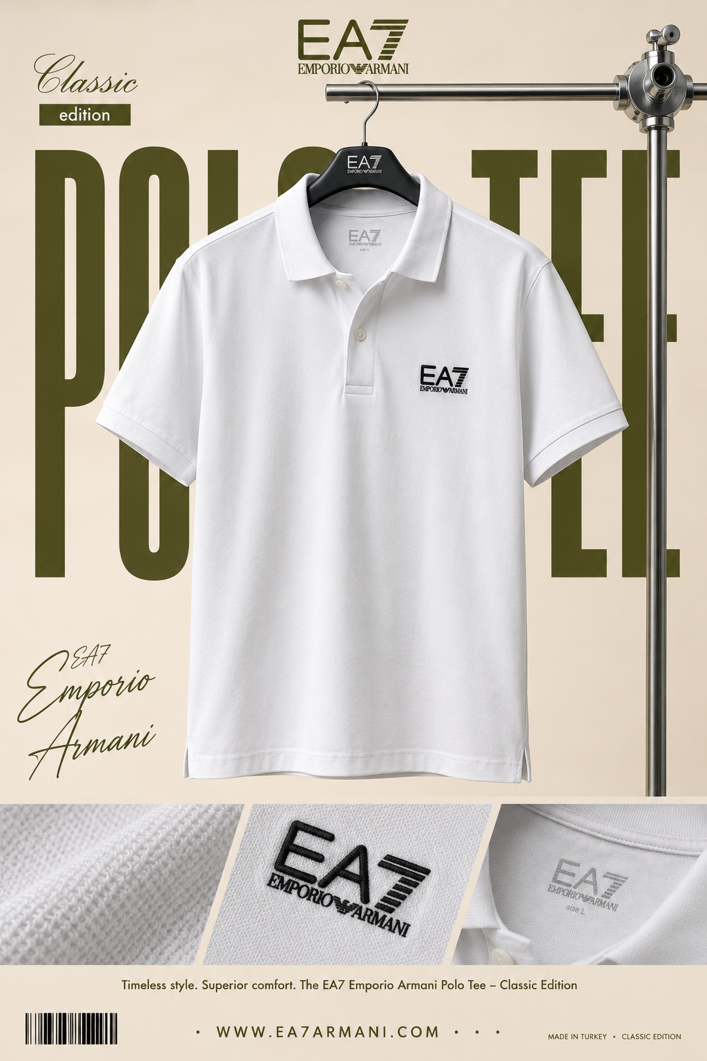 EA7 Emporio Armani Polo Tee – Classic Edition